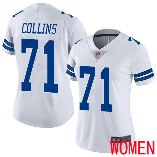 Women Dallas Cowboys Limited White La el Collins Road #71 Vapor Untouchable NFL Jersey